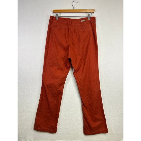 Woman's WoolRich Red Cotton Pants -‎ Size 8 Tall Business casual comfortable - Picture 6 of 11